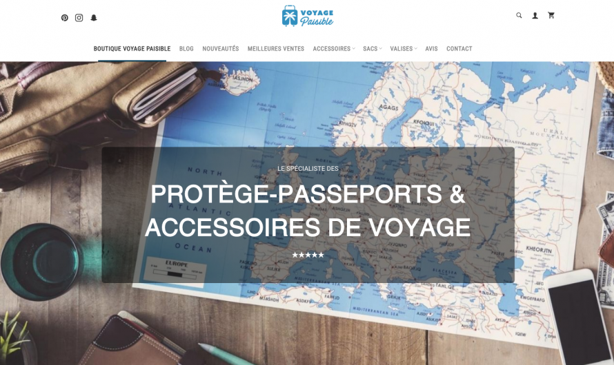 Notre avis sur Voyage Paisible, la marque d’accessoires de voyage très tendance !