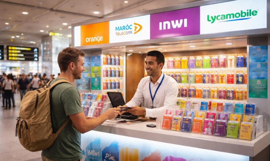 Acheter une carte SIM au Maroc à l’aéroport : Prix, Opérateurs et Pièges