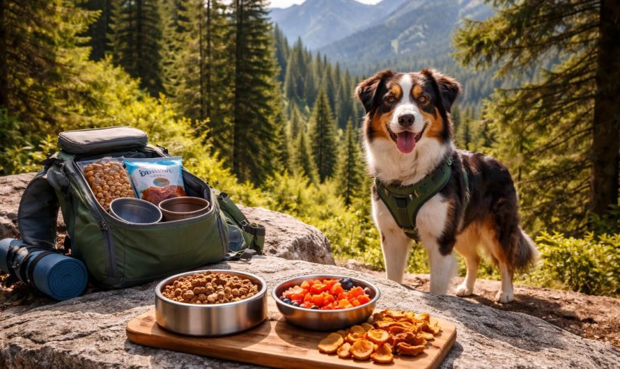 Nourriture chien en randonnée : quelle quantité et quoi donner ?