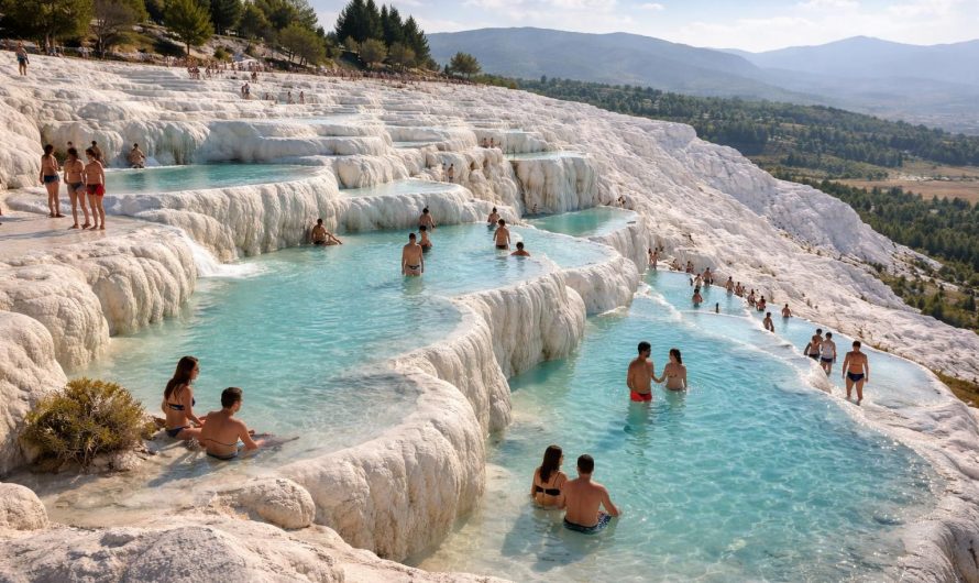 Baignade à Pamukkale : est-ce vraiment interdit ?