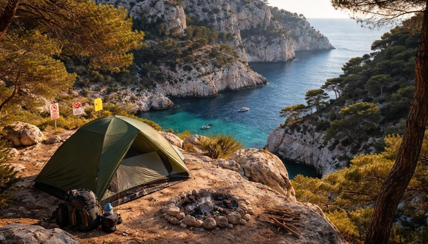 découvrez la réglementation, les interdictions et les risques liés au bivouac dans les calanques pour profiter en toute sécurité de ce site naturel exceptionnel.