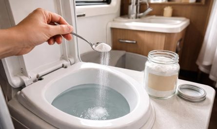 découvrez comment utiliser le bicarbonate de soude dans les wc de votre camping-car pour un entretien efficace. guide complet sur le dosage et les avantages pour garder vos sanitaires propres et sans odeurs.
